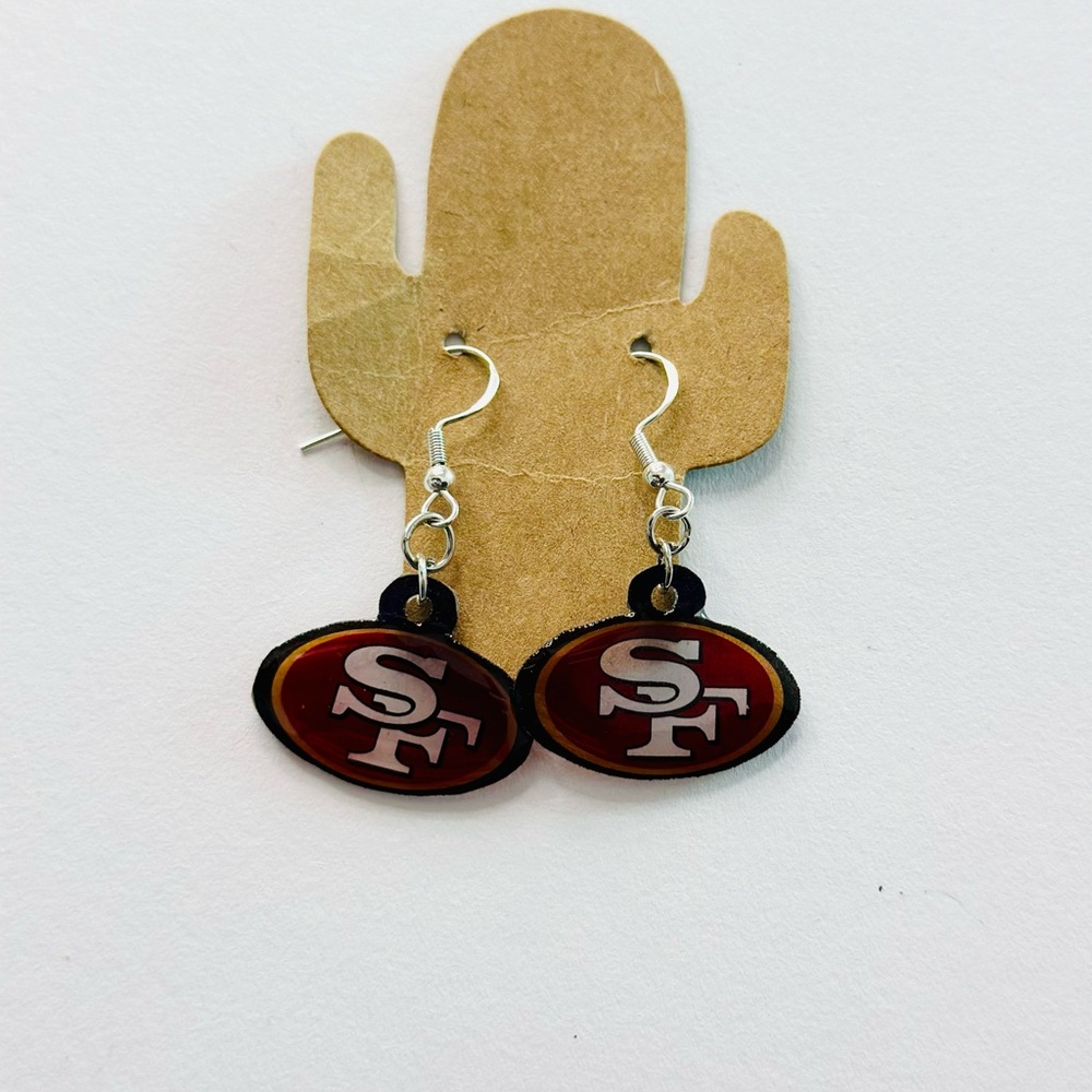SF 49ers earrings